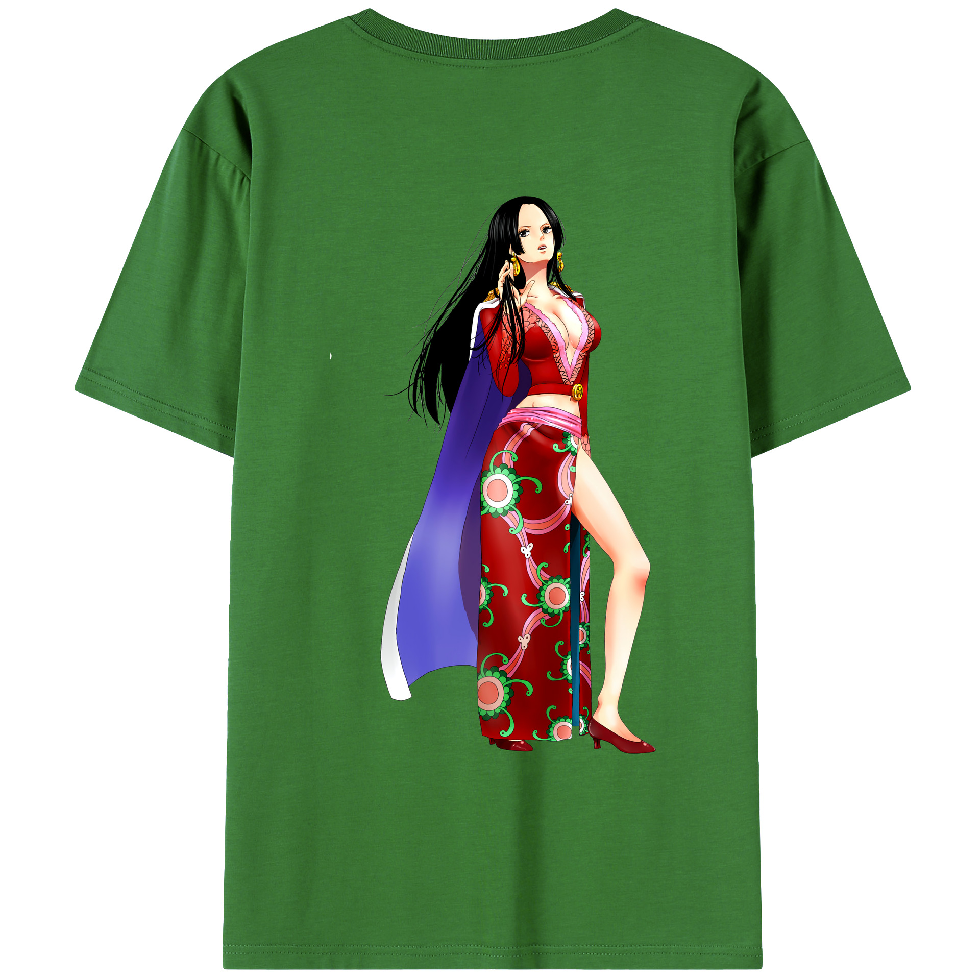 ワンピース ボア・ハンコック ONE PIECE Boa·Hancock レディース半袖Tシャツ(バックプリント)